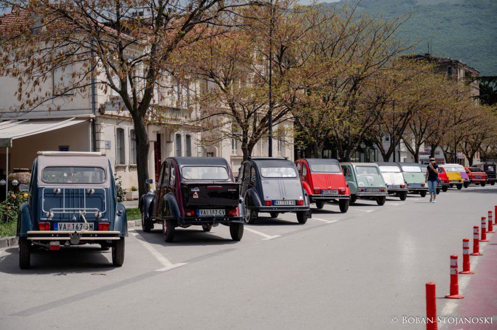 2cv's at Ohrid bay